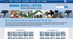 Desktop Screenshot of brookerentalcenter.com